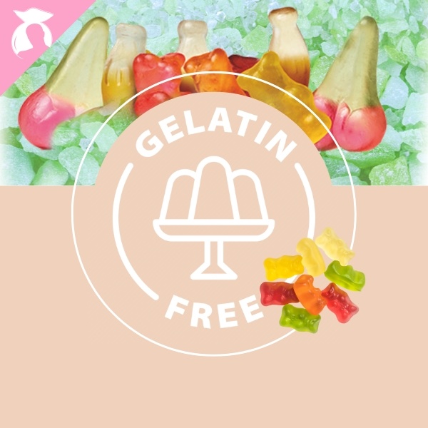 Snoep zonder gelatine