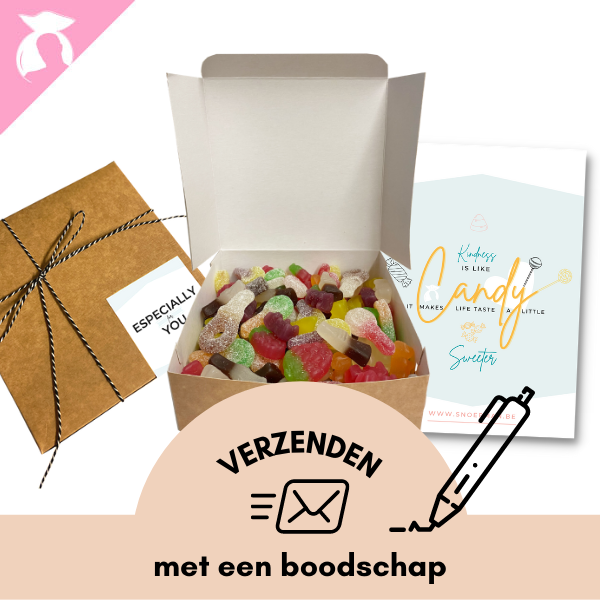 Snoepdoos versturen 