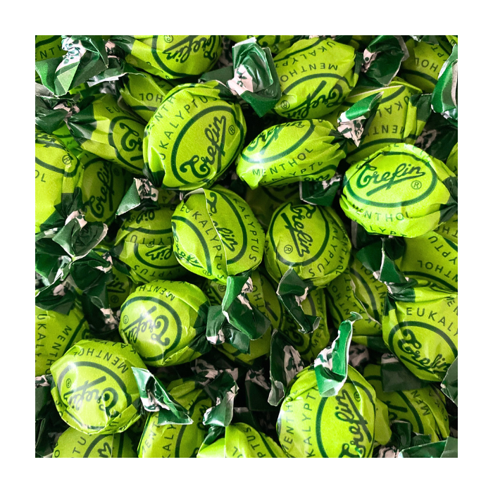 Eucalypto, trefin, bonbons