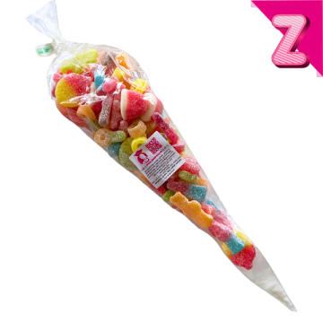 Snoepzakjes kopen met zuur gesuikerde snoep