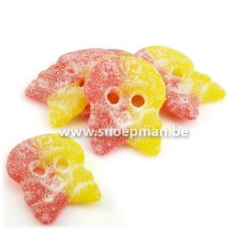 Zweeds snoep BUBS Big Sour Skulls  in bulk