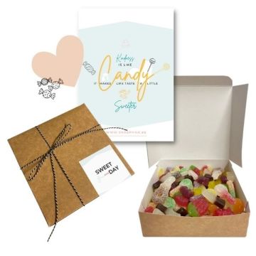 Sweet you day door een snoepdoosje te bestellen!