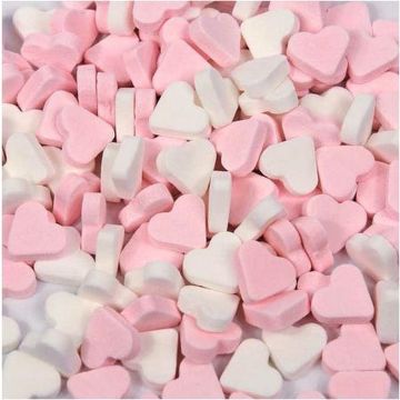 Mini roos-witte Vruchten harten snoep online bestellen?