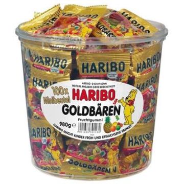 Haribo uitdeelzakjes goudberen in silo