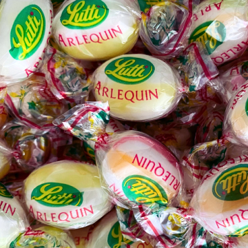 Snel harlekijn snoep Lutti laten leveren?